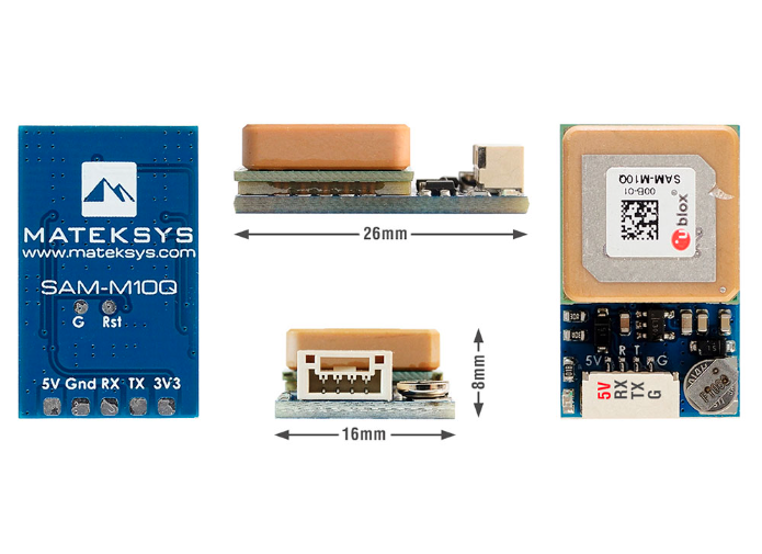 GPS датчик Matek SAM-M10Q GNSS купить Киев Украина размер